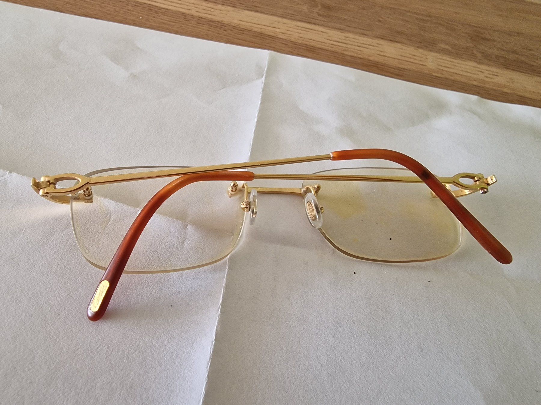 Cartier Lunettes & Verres: Original Cartier Goldbrille – D'occasion à Bellmund par Aquariuz25