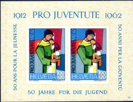 PRO JUVENTUTE 1962 50 JAHRE FÜR JUGEND **POSTFRISCH** W142