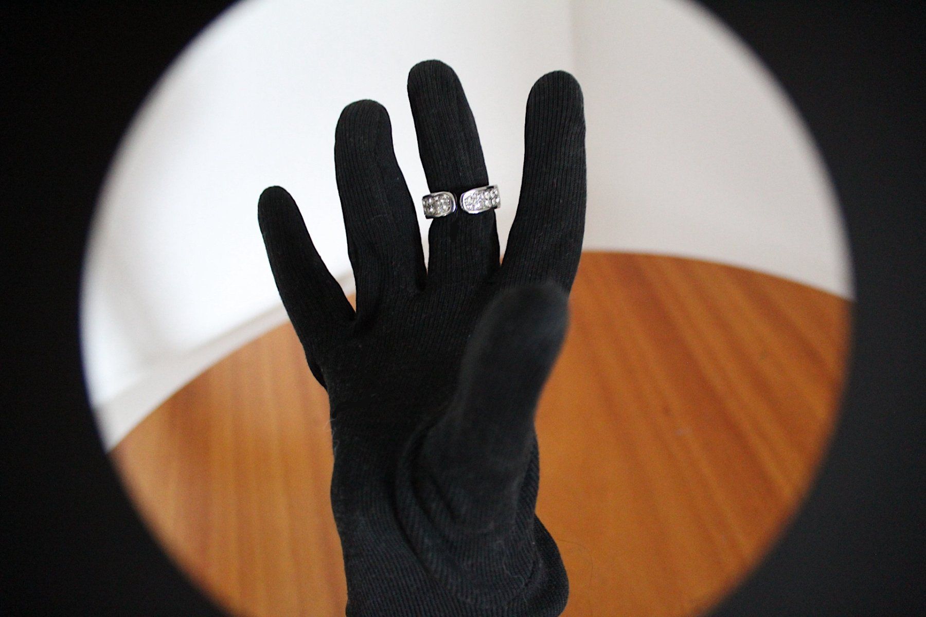 Anelli: Ring mit Strasssteine, Gr. 60 - 19 mm – Usato da Locarno venduto da madame-tus-sauds 3