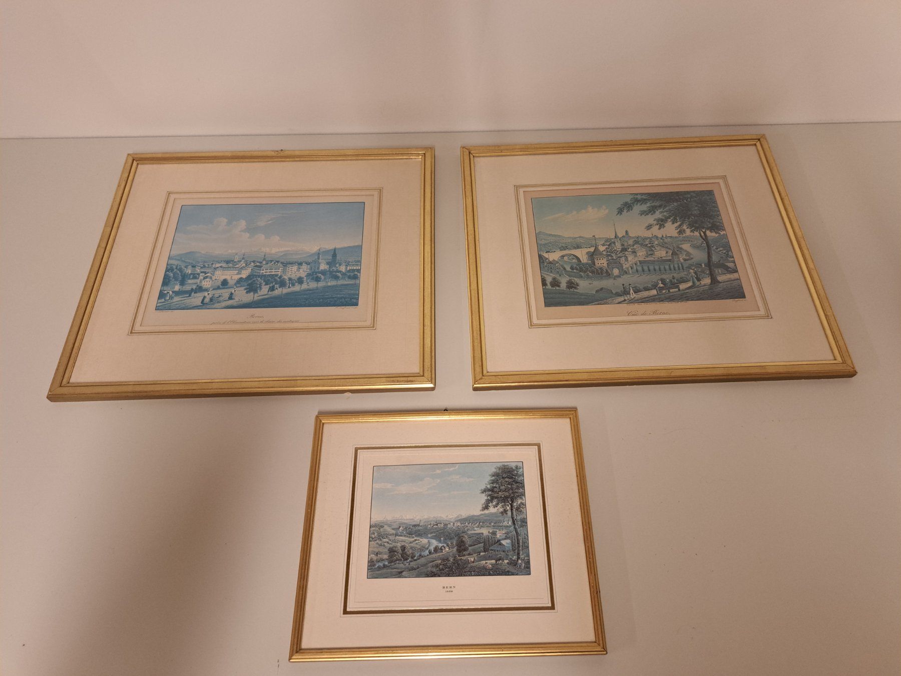 Incisioni: 3x Stich Bild Litho/ Bern – Usato da Belp venduto da deal-now