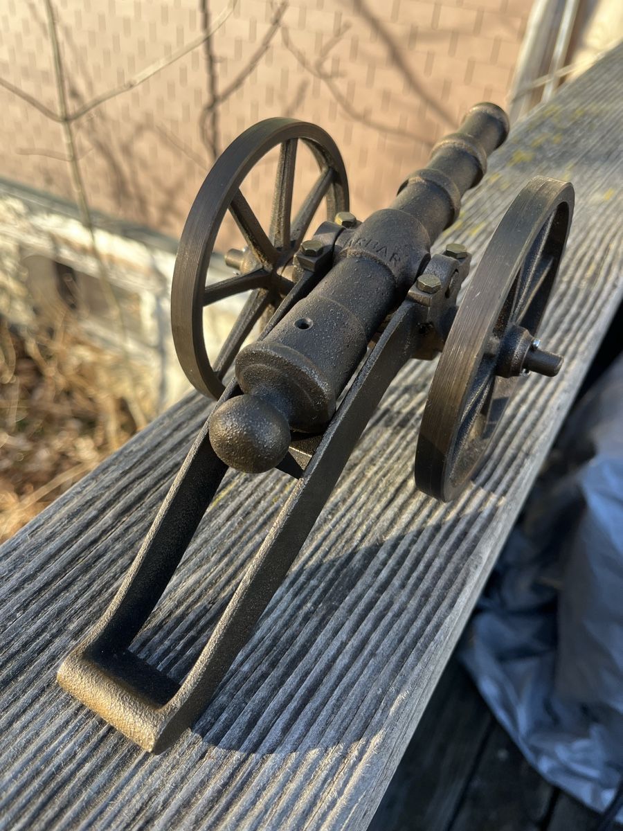 Skulpturen & Statuen: Bronze Kanone (Deko) – Gebraucht aus Wiesenberg von swissantik 4