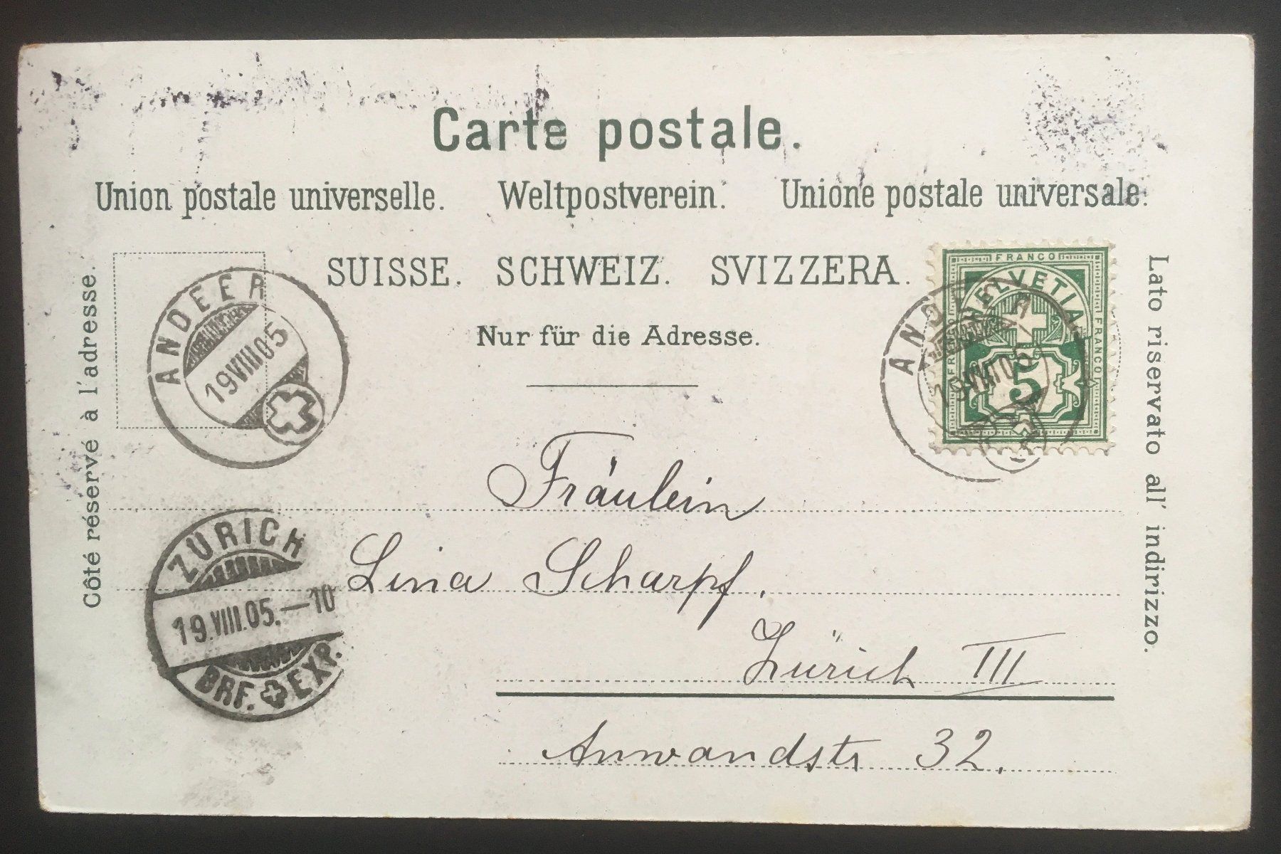 Cartoline postali: Postkarte Thusis – Usato da Dällikon venduto da All2 1