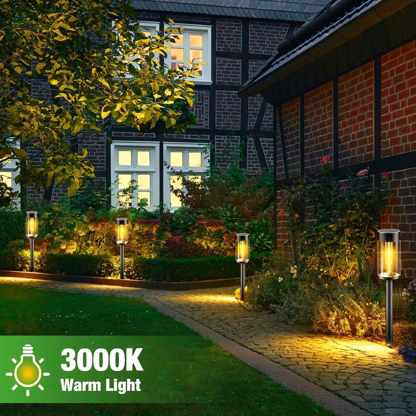 Lampade: 4er Set Solarlampen – Nuovo e nell'imballaggio originale da Nuglar venduto da SaleRitter 3