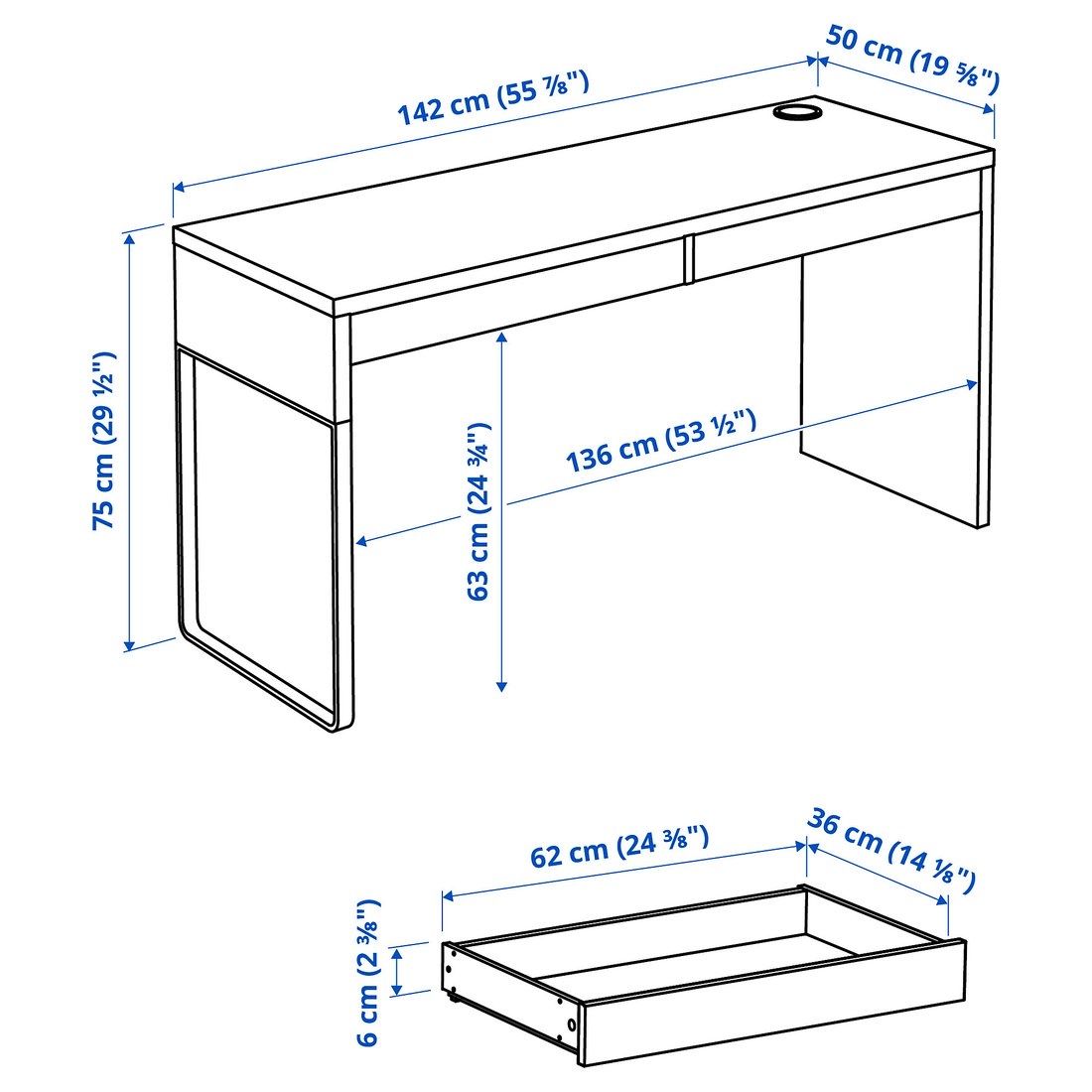 Ikea Bureaux: Ikea Micke Schreibtisch – D'occasion à Zürich par robinhardy 6