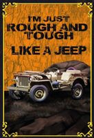 Blechschild-JEEP-LIKE A JEEP