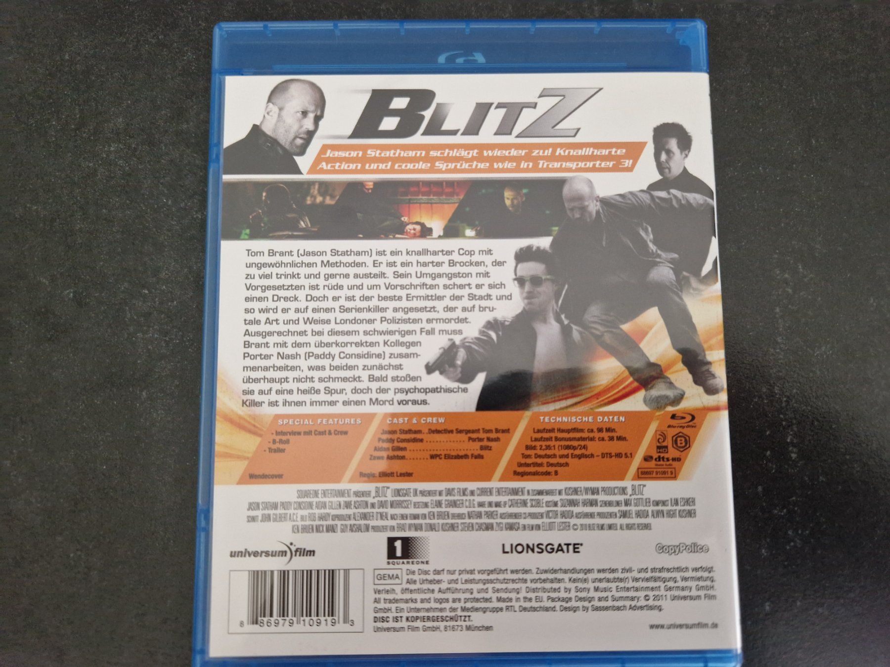 Tutti i DVDs: Blitz Blu-Ray Topzustand – Usato da Buchs SG venduto da Herc01 2