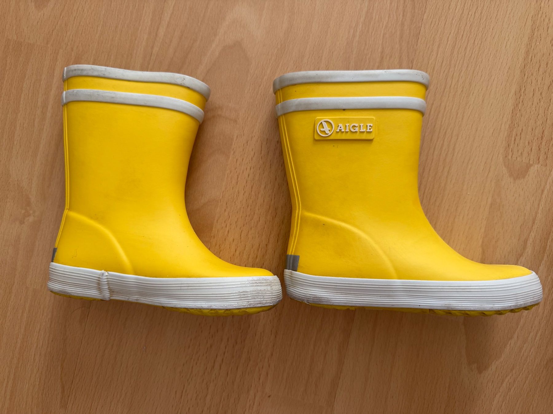 Chaussures garçon: Aigle - gelbe Kindergummistiefel – D'occasion à Zürich par laurapb 2