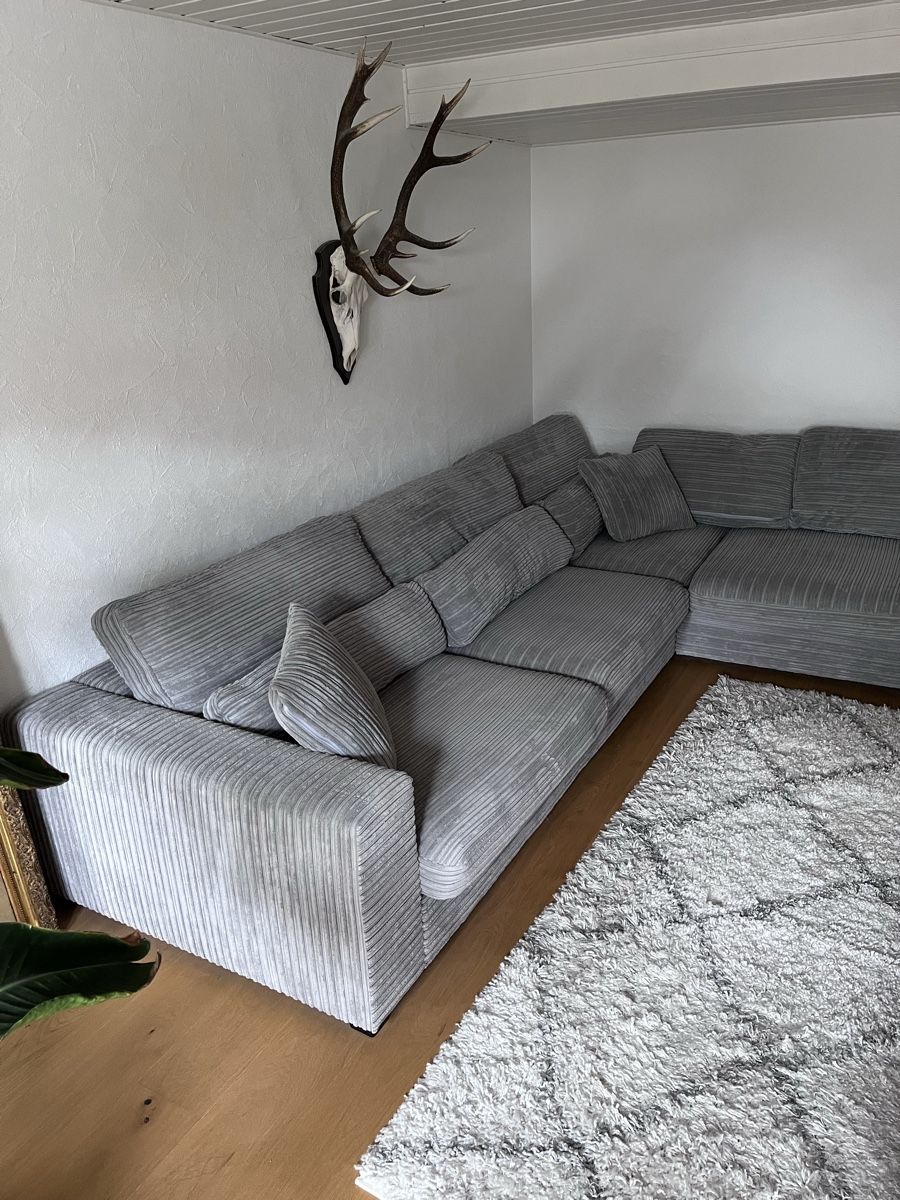 Sofas: Gemütliches Ecksofa CARMEX, Grau, neuwertig! – Gebraucht aus bellach von Moerphi 1