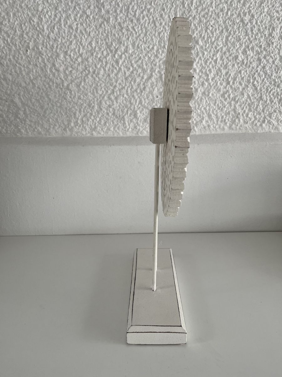 Skulpturen & Statuen: grosser Holz-Schnitz-Deko-Scheibe / Shabby Chic – Gebraucht aus Wetzikon ZH von seli03 4
