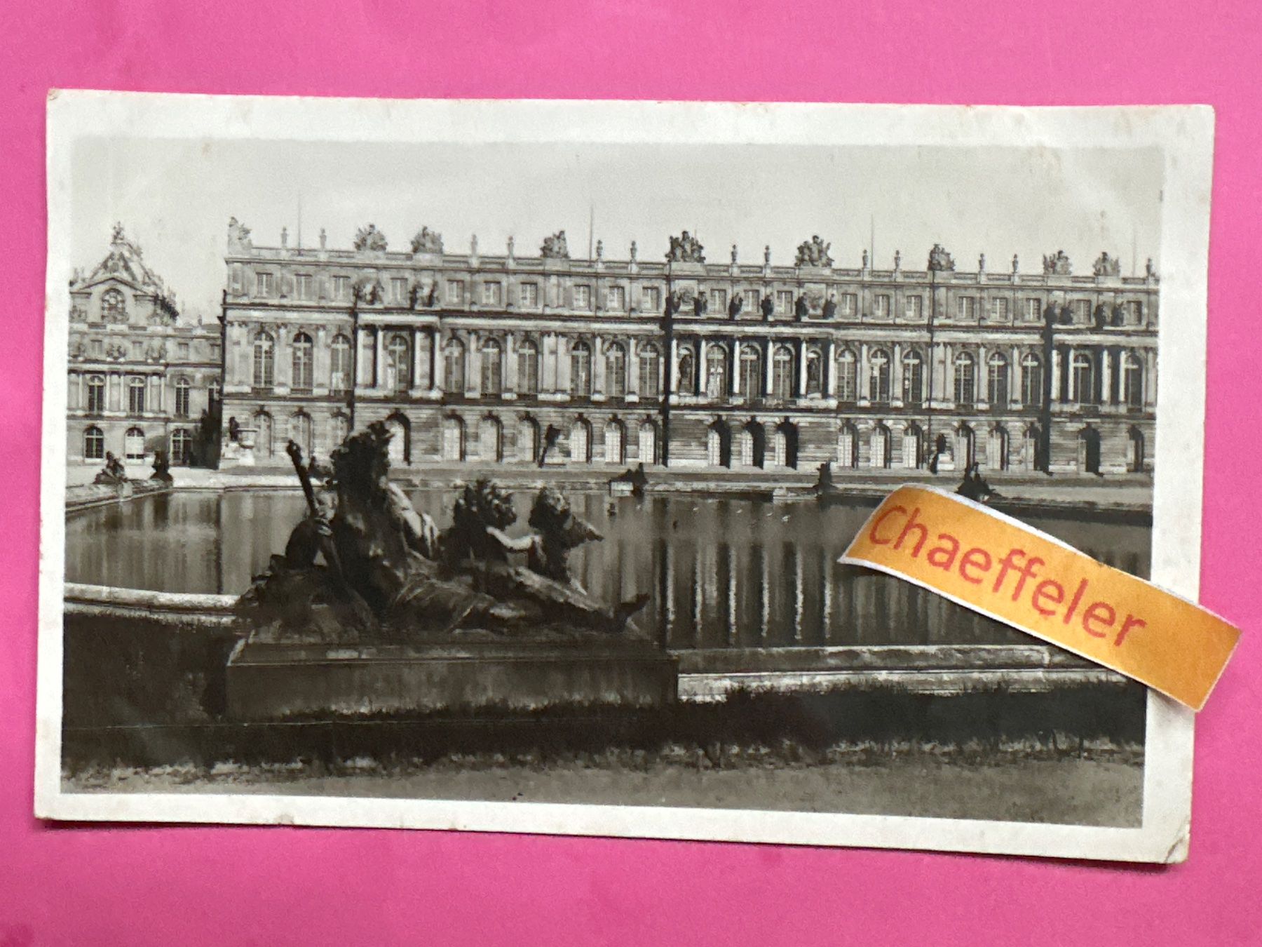 Ansichtskarten: 1932 Versailles, Façade sur le Parc – Gebraucht aus Zürich von Chaeffeler