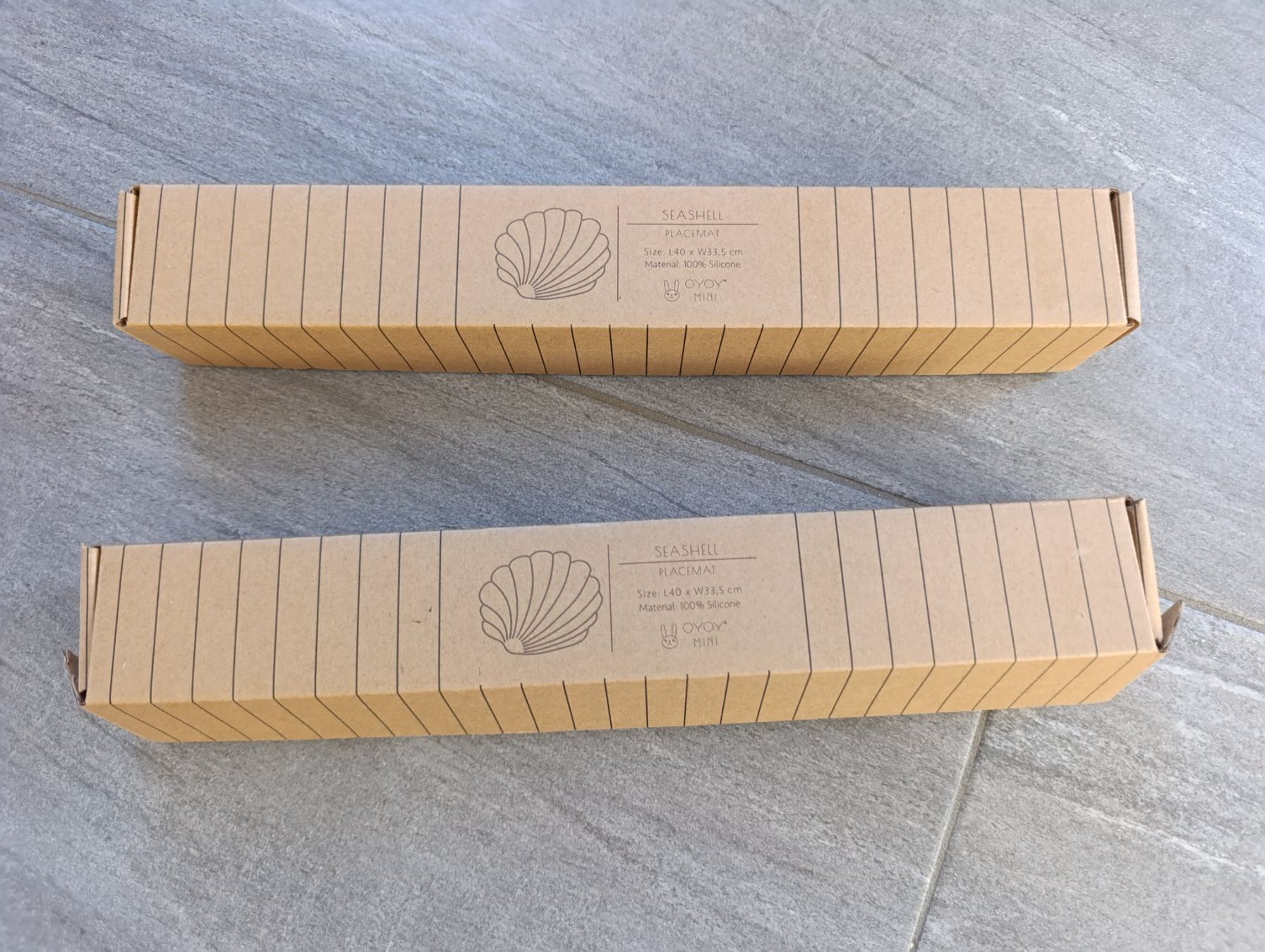 Tischset: 2 sets de table OYOY gris – Neu und originalverpackt aus La Tzoumaz von Marlenev11 1