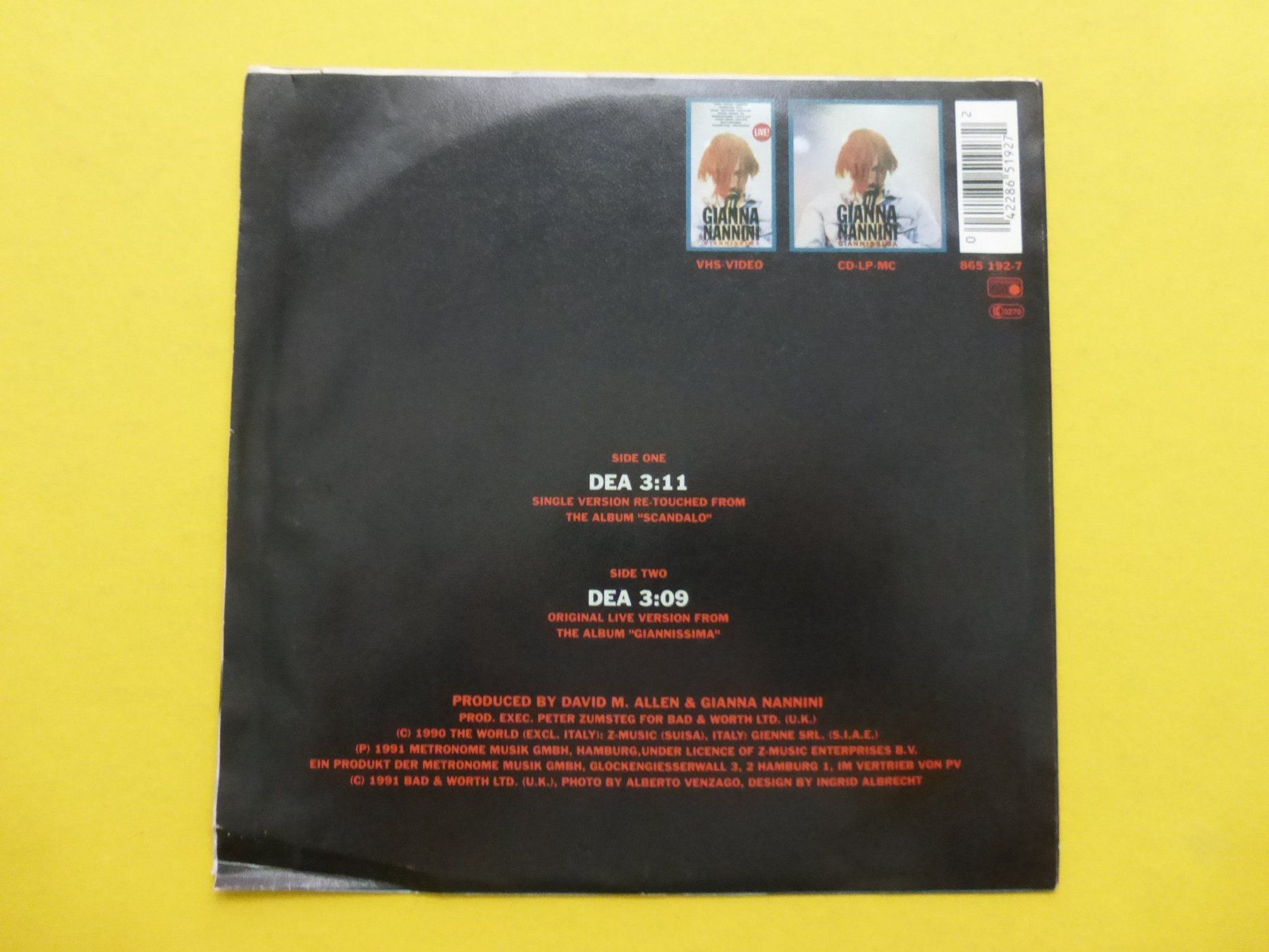 Dischi in vinile: Gianna Nannini – Dea – Usato da Zürich venduto da Swiss57 1