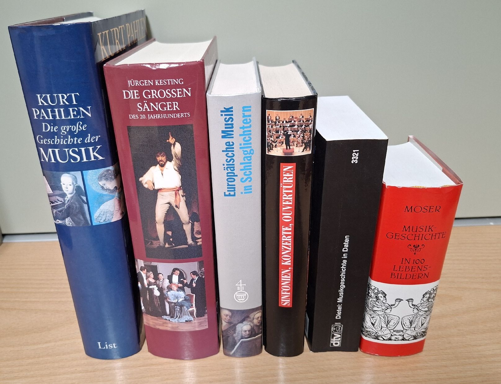 Bücher: Musikgeschichte - 6 Fachbücher/Nachschlagewerke – Gebraucht aus Bilten von ecobi 2