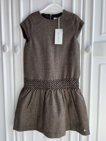Tartine et Chocolat girls wool dress Kleid 6-8 Y NEW w TAGS