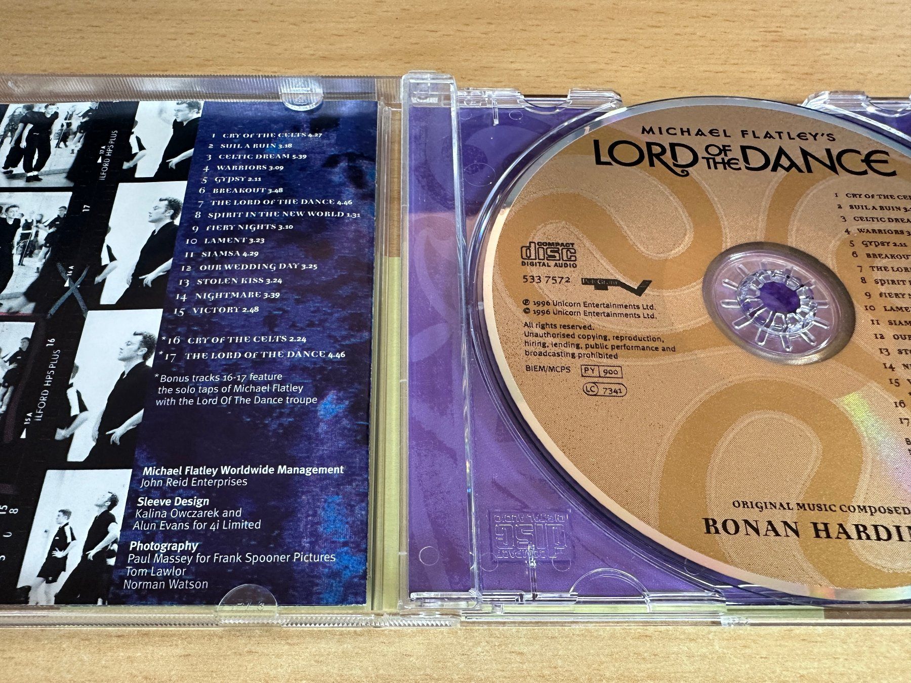 CD: Ronan Hardiman – Michael Flatley's Lord – Usato da Rikon im Tösstal venduto da Alpenmutz 2