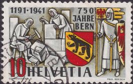 1941, Nr.253 mit Spinne auf Hammer von Röthenbach (BE) 150.-