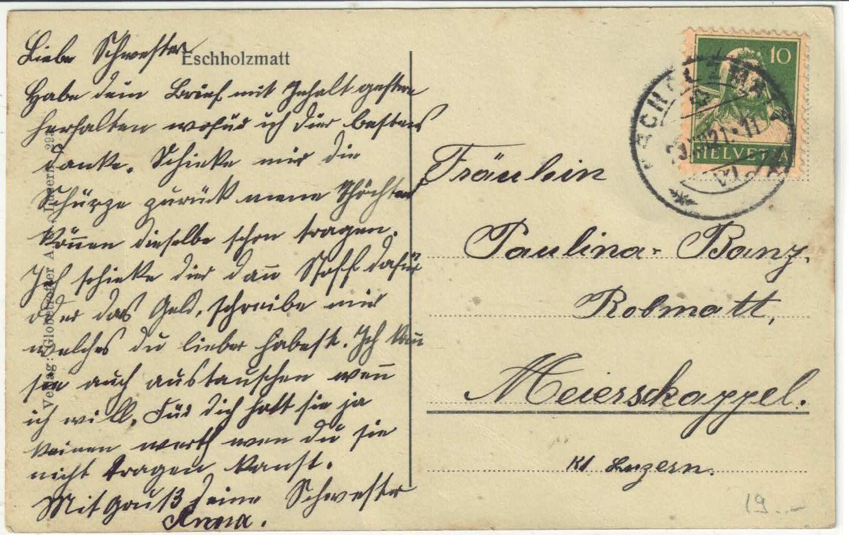 Cartoline postali: Escholzmatt - Generalansicht – Usato da Ettingen venduto da Kartenplanet 1