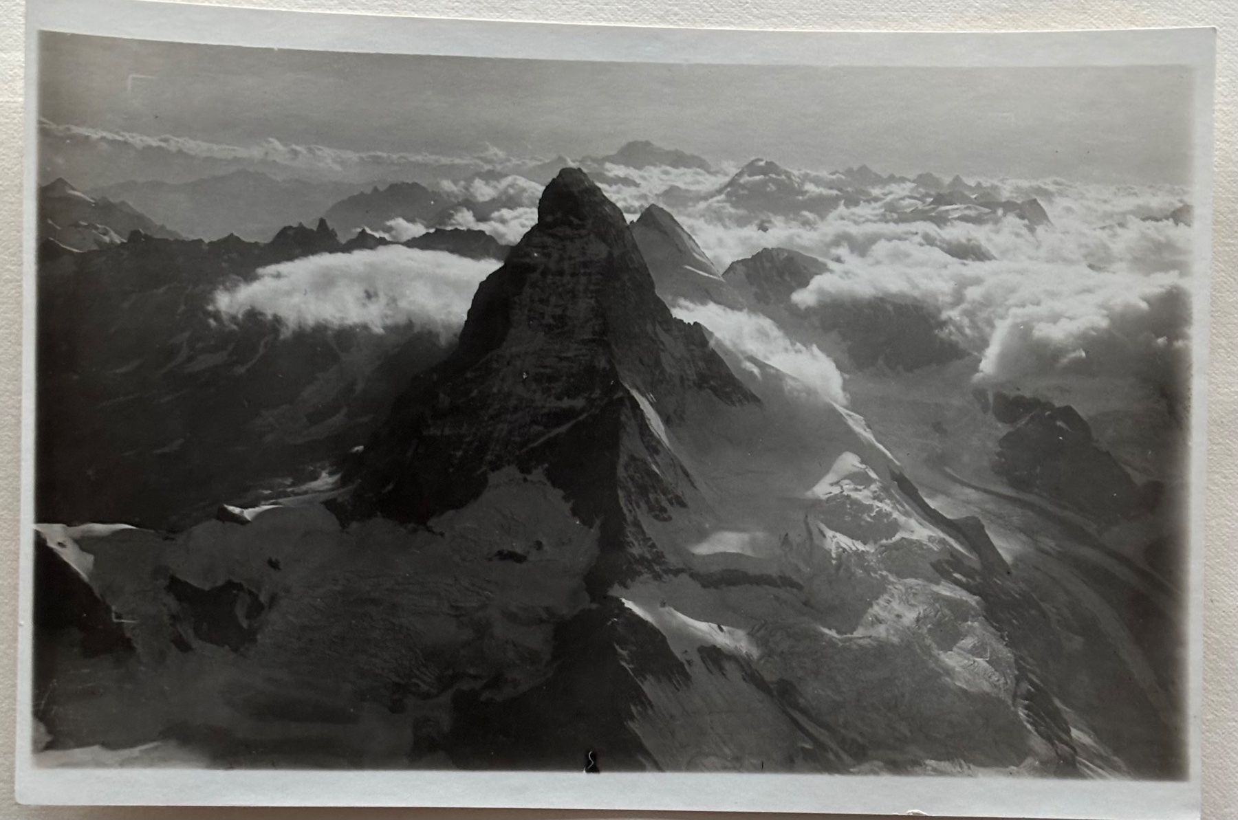 Poster & Bilder: VINTAGE, Walter Mittelholzer, Matterhorn - TOP!!! – Gebraucht aus Frauenfeld von Merk52