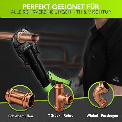 Tutti gli attrezzi: Rohrpresszange Hydraulisch – Nuovo e nell'imballaggio originale da Hundwil venduto da pak_b5sl 6