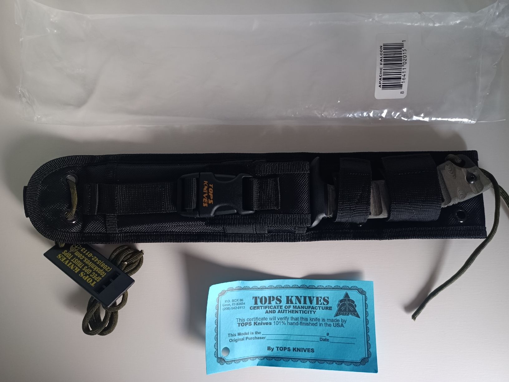Coltellini militari: Tops Knives Apache falcon – Nuovo e nell'imballaggio originale da Martigny venduto da Carcajou101 1