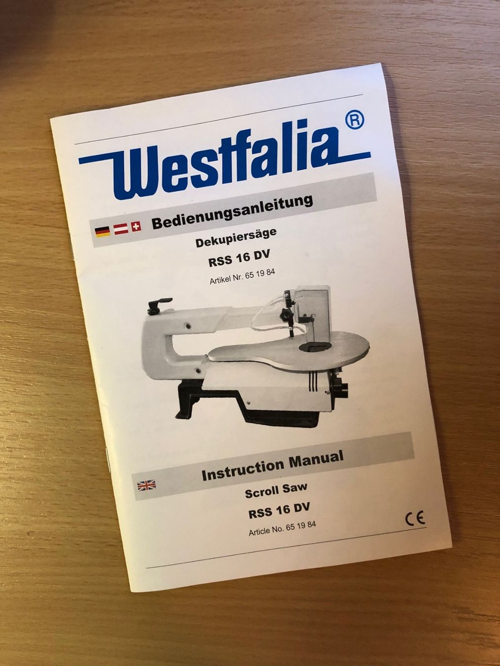 Seghe: WESTFALIA Dekupiersäge RSS 16 DV – Usato da Buchs SG venduto da Handyman77 7