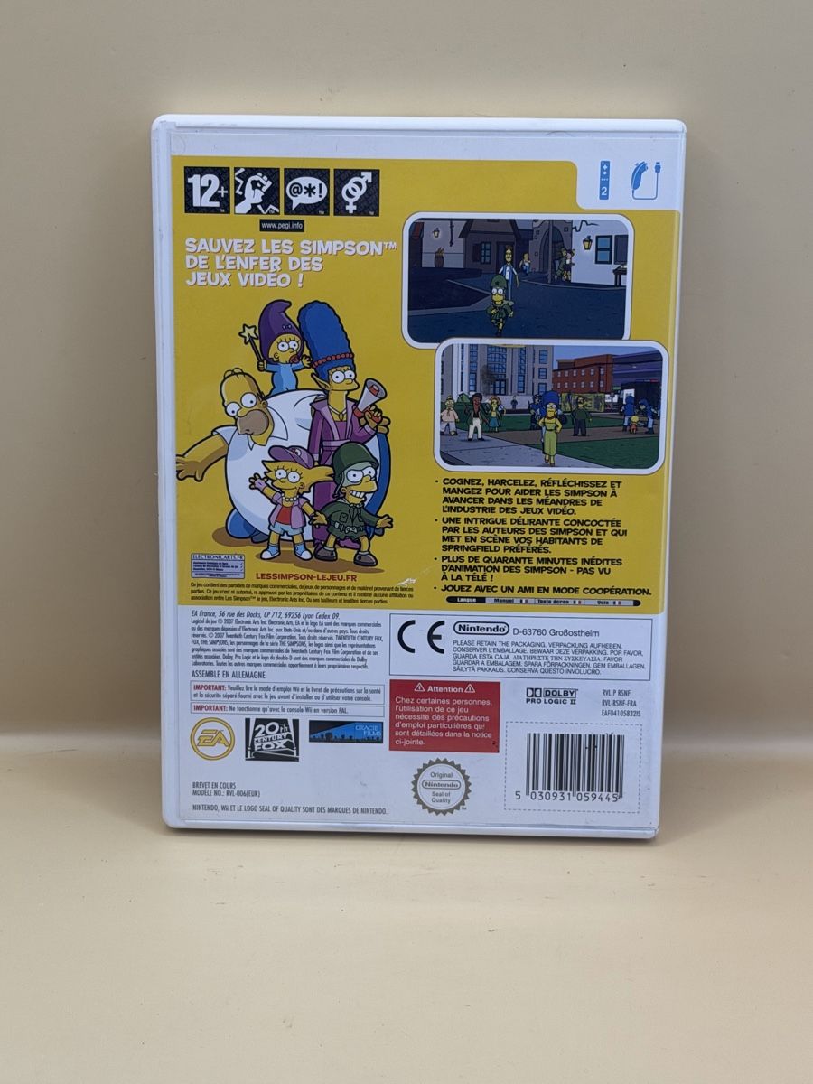 Giochi: Les Simpson Le Jeu FR Nintendo Wii – Usato da Genève venduto da sho_67qj 1
