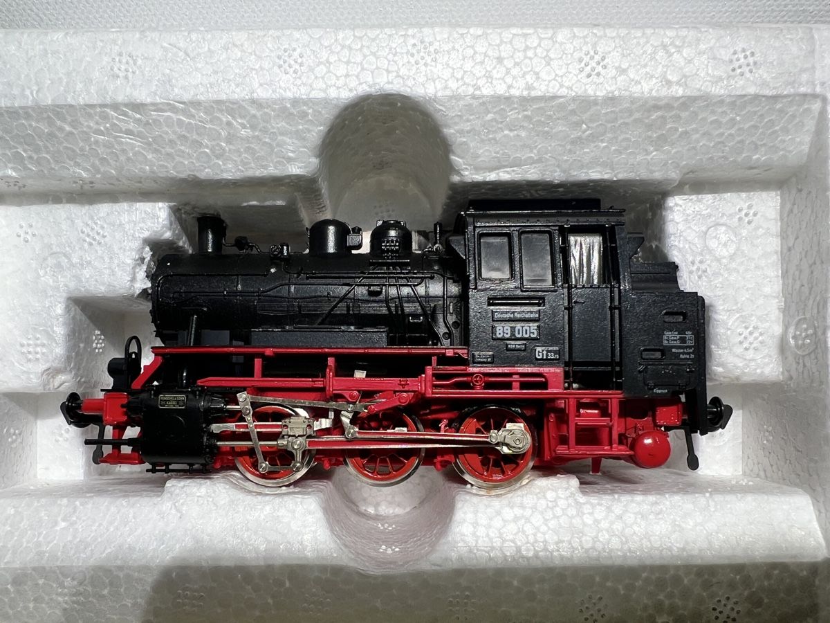 Fleischmann Modellini di ferrovie: Fleischman Dampflok BR89 in 1/87 – Nuovo e nell'imballaggio originale da Weinfelden venduto da Kammerflimmern 1