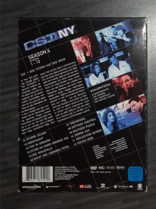 Tutti i DVDs: CSI: NY - Staffel 4 (DVD Box) – Usato da Steffisburg venduto da FutureOne 1