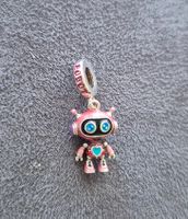 Silber Charm Robot +Garantie