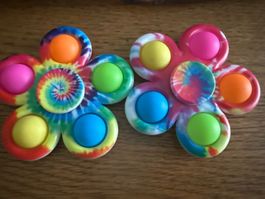 2x Fidget-Spinner: sensorisches Stressabbau Drehspielzeug