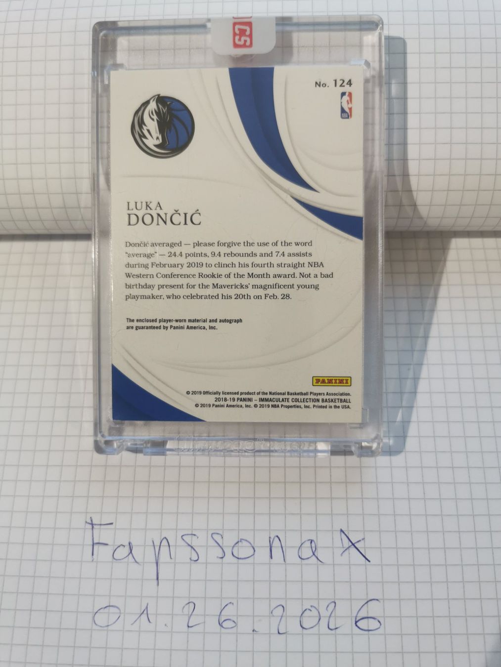 Panini Carte collezionabili: Panini Immaculate Luka Doncic RC Auto Patch /99 – Nuovo e nell'imballaggio originale da La Tour-de-Peilz venduto da Fapssonax 1