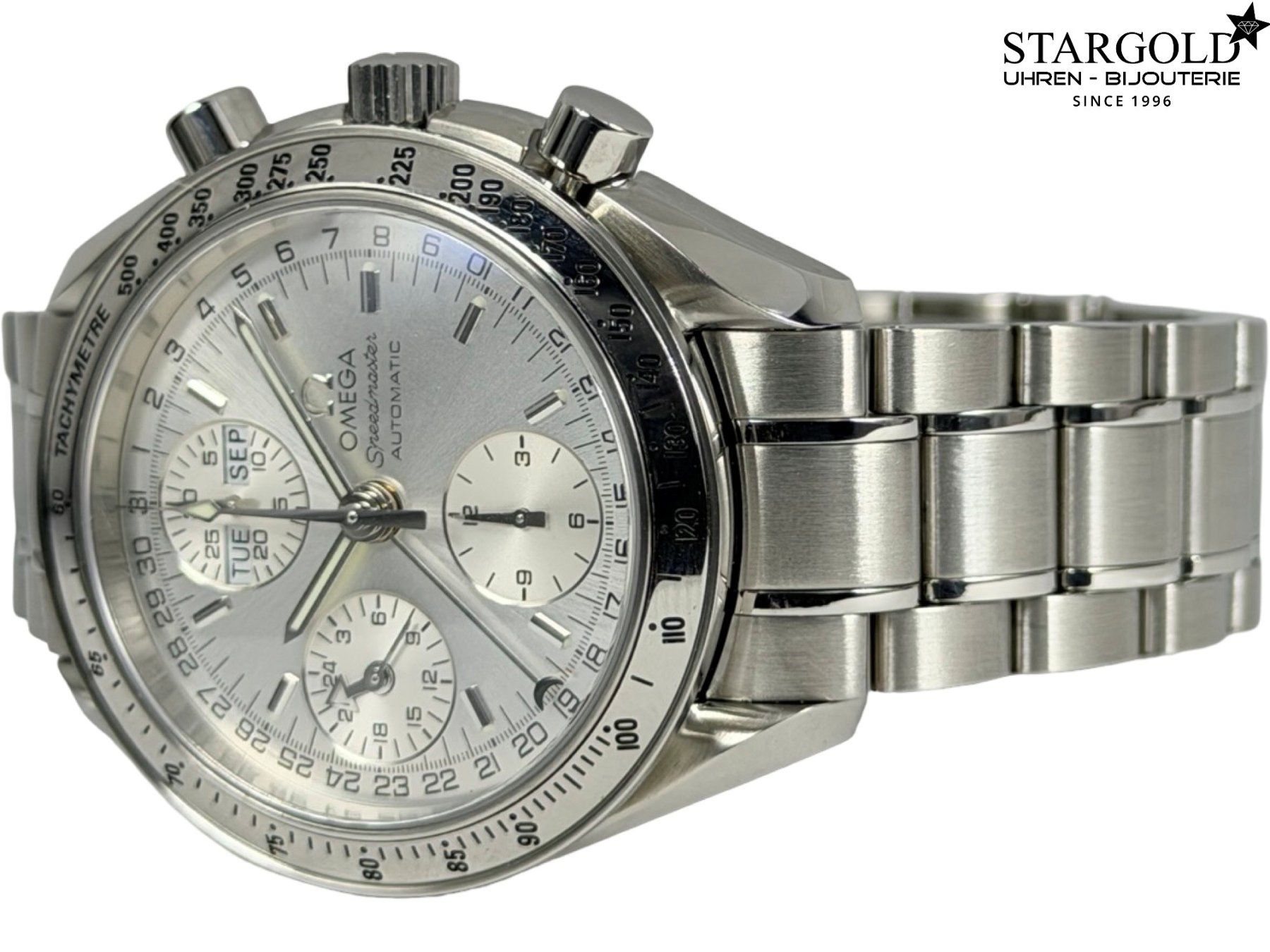 Omega Orologi: Omega Speedmaster triple calendar - 3523.30 – Usato da Zürich venduto da Stargold-Uhren 1