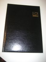 "BIELLA" Briefmarkeneinsteckbuch, schwarze Seiten, Occasion