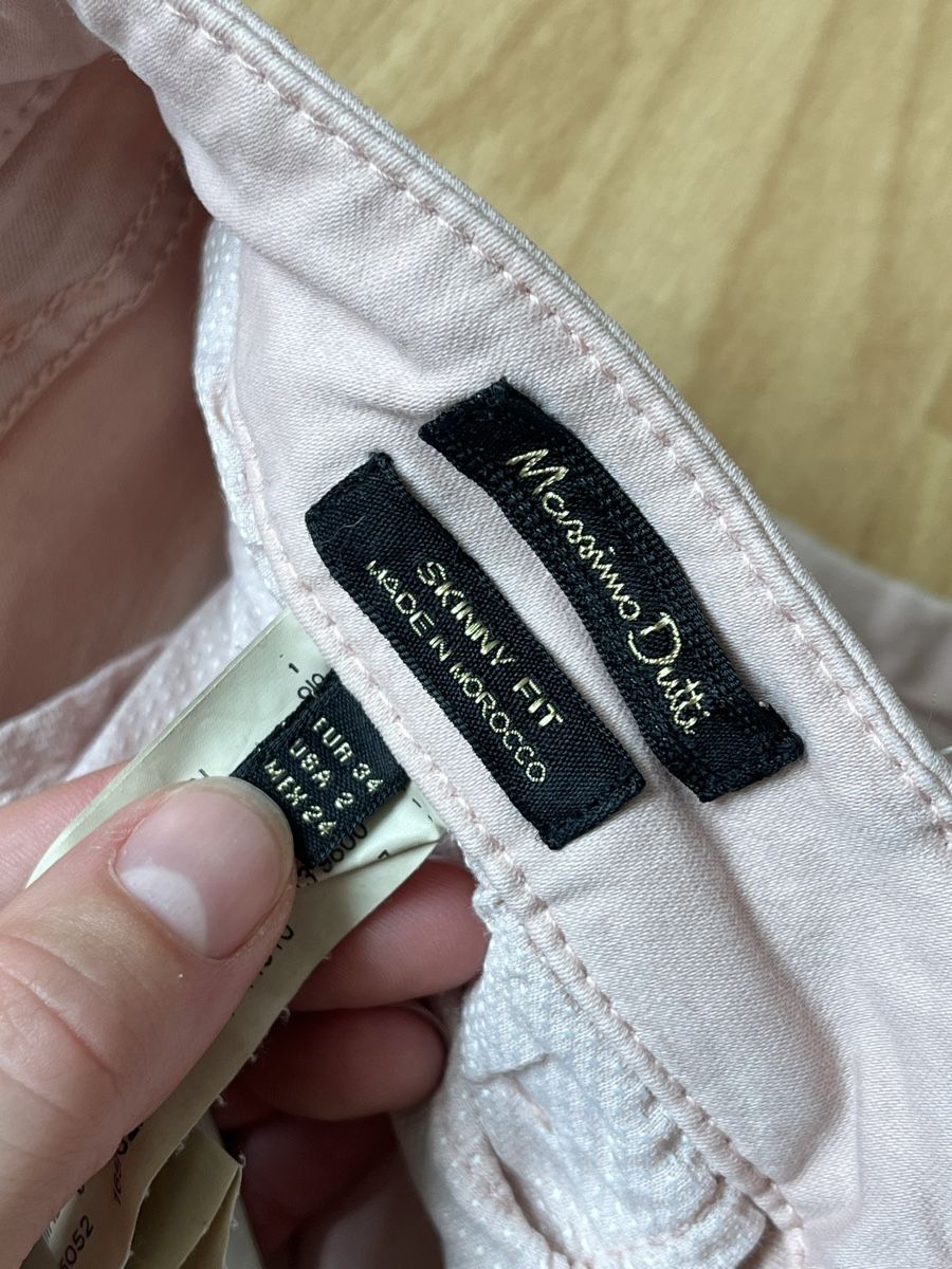 Massimo Dutti Pantaloni: Massimo Dutti Skinny Jeans Rosa Gr. 34 – Usato da Meilen venduto da mogli_luna 3