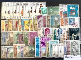 1967  Spanien Jahresausgabe Postfrisch ** Michel 1662-1733