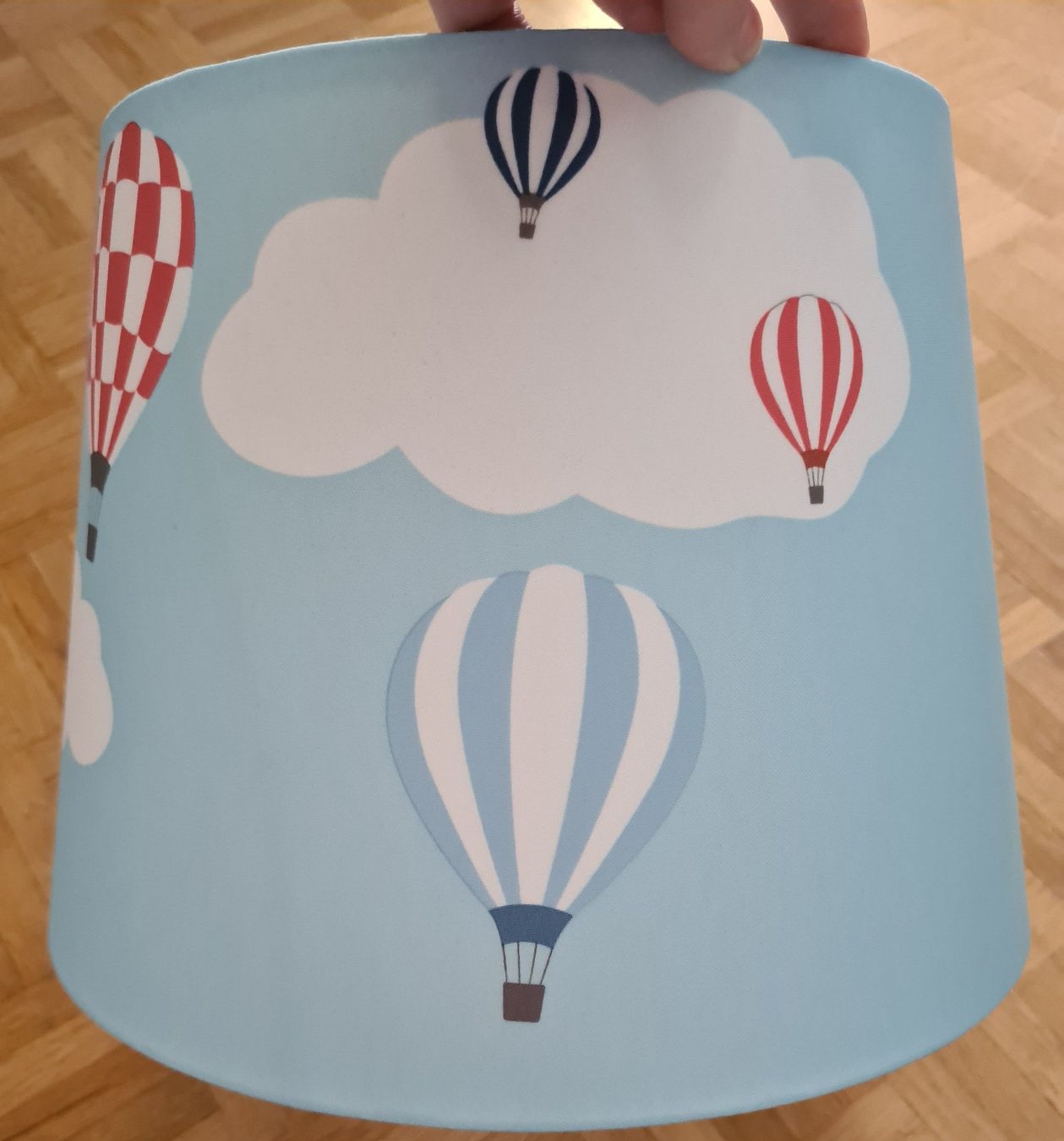 Ikea Lampenschirme: Lampenschirm fürs Kinderzimmer mit Ballons – Gebraucht aus Rudolfstetten von anjam81
