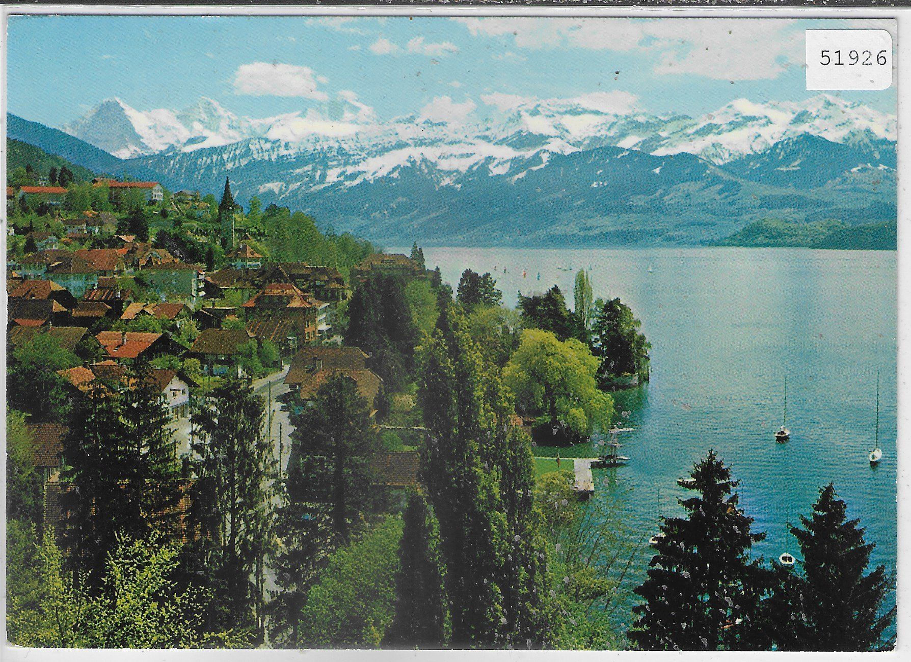 Cartoline postali: Hilterfingen am Thunersee – Usato da Ettingen venduto da Kartenplanet