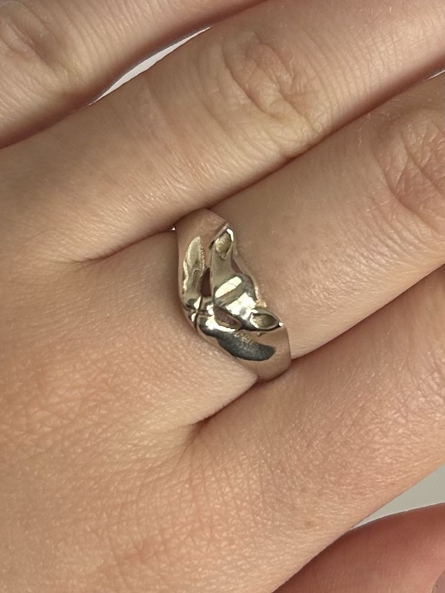 Anelli: Vintage Silber Katzen Ring – Usato da Bern venduto da Ilikebluegems 3
