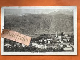 Ansichtskarte Cureglia Panorama Tessin gelaufen 1927