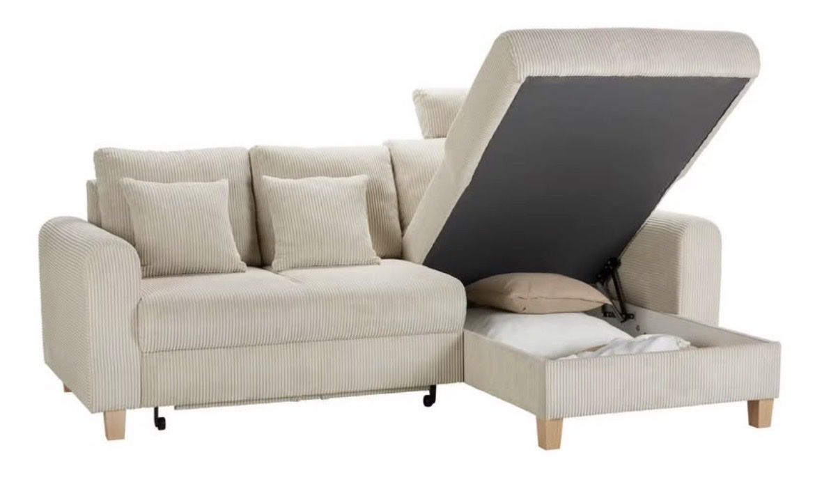 Sofas: Ecksofa Lille Beige Cord Beige – Gebraucht aus Oftringen von say_7wz2 1