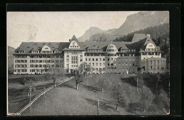 Cartoline postali: Ingenbohl, Töchter-Pensionat Theresianu – Usato da Berlin venduto da bartko-reher