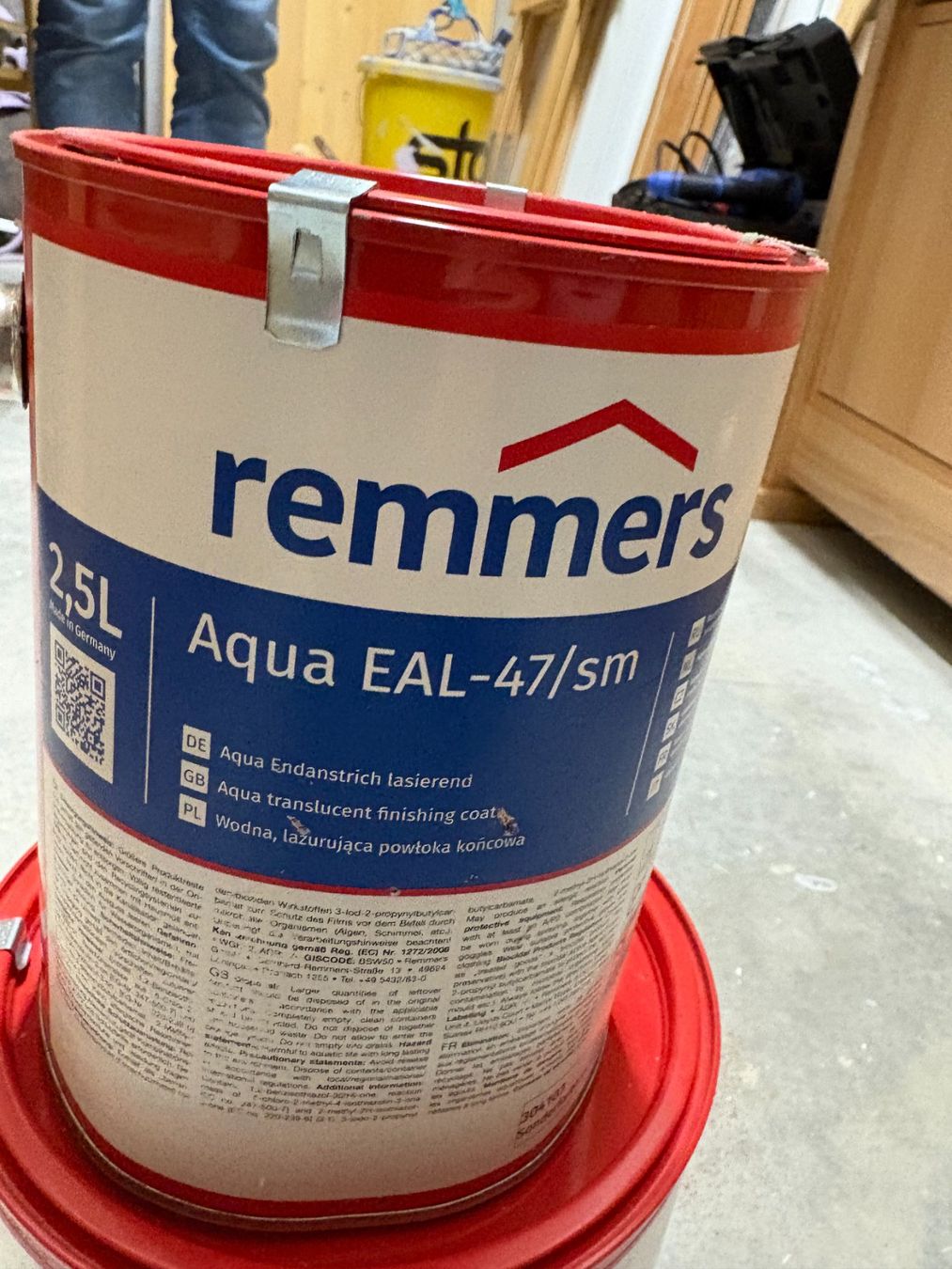 Colori: Neue Holzschutzfarbe Acryl Remmers deckend grau + anthrazit – Nuovo e nell'imballaggio originale da Thierachern venduto da mir_wj2m
