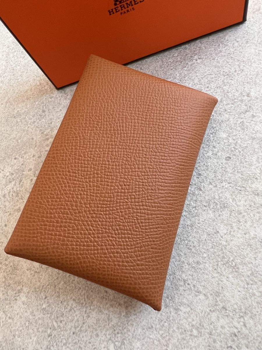 Hermès Brieftaschen: Original Hermes Calvi Kartenetui Neu Fullset 430chf mit Box – Neu und originalverpackt aus Baar von Axel_Fooly 2