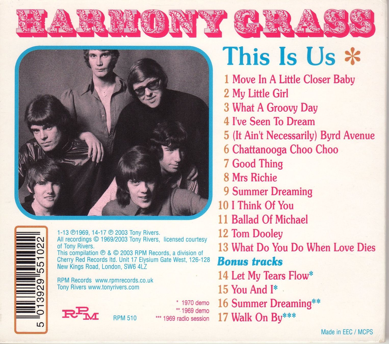 CDs: Harmony Grass This Is Us – Neu (gemäss Beschreibung) aus Boussens von catfood01 1