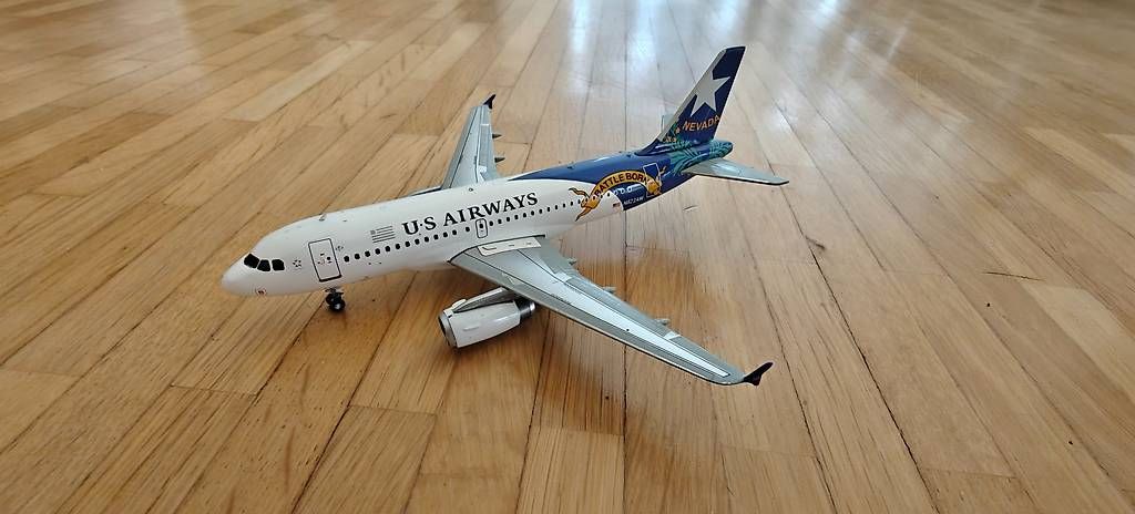 Kit di modellismo & Modellini statici: Flugzeugmodell A319 US Airways " Nevada" – Nuovo e nell'imballaggio originale da Kloten venduto da ste1934 1