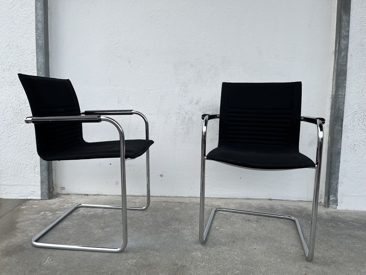 Knoll Sedie: 1 Knoll ArtCollection Freischwinger – Usato da Bern venduto da fotolog111 1