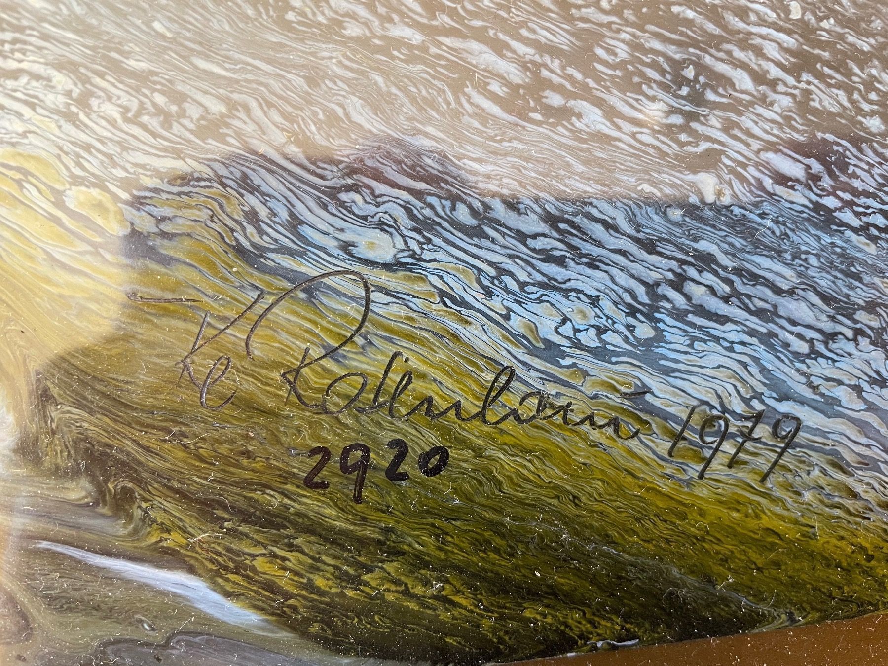 Poster & Bilder: Bild "Blau Rot Gold" – Gebraucht aus Oberrieden von PEGNE 1