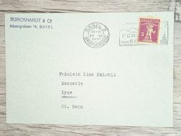 TR20 Enveloppe + Timbre Suisse 1931