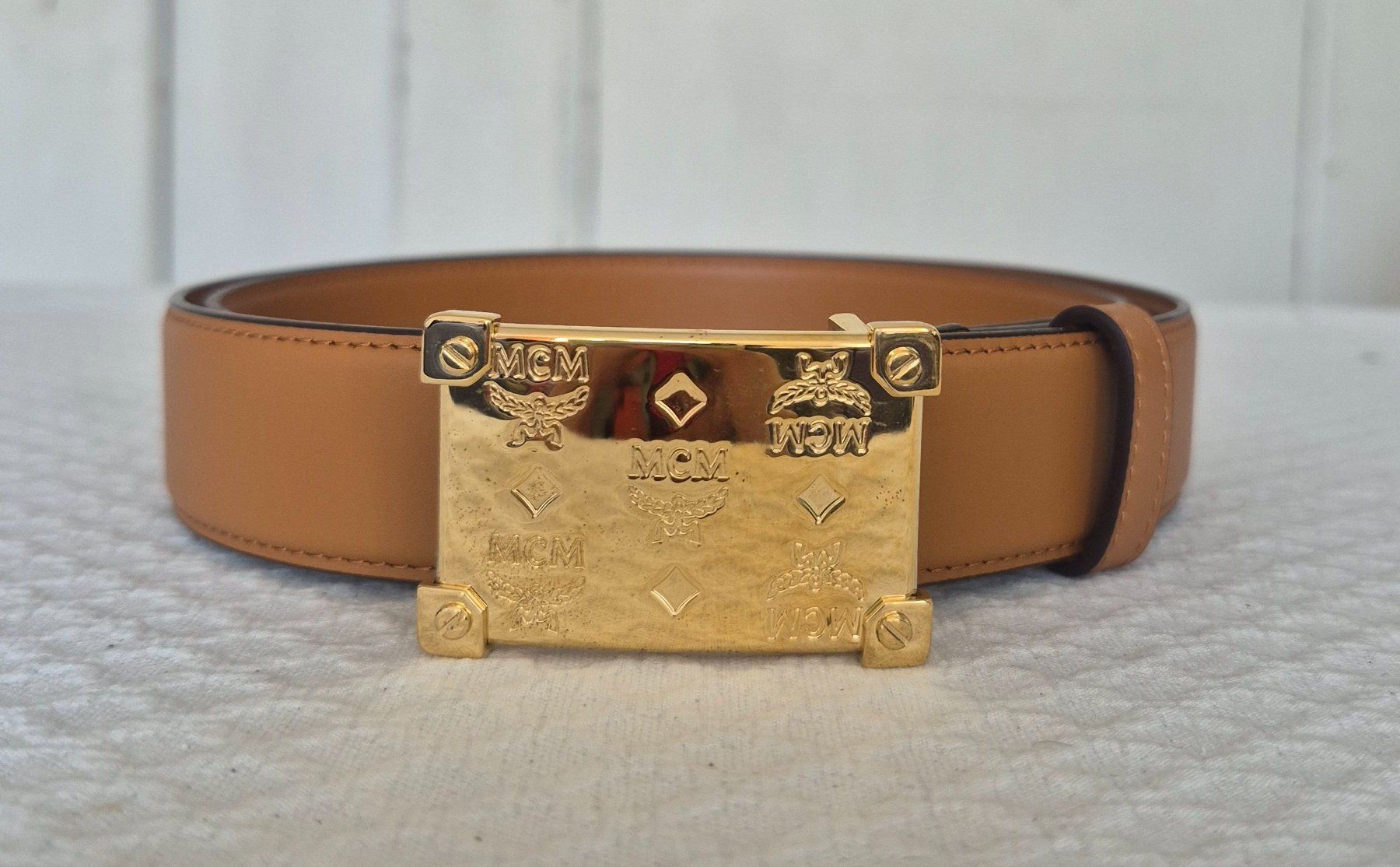 Mcm Cinture: Original MCM Leder-Gürtel – Nuovo (secondo la descrizione) da Dottikon venduto da Pega7 2