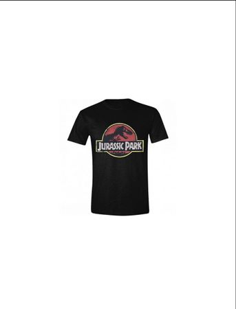 Jurassic Park Vintage Logo T-Shirt Grösse S, NEU